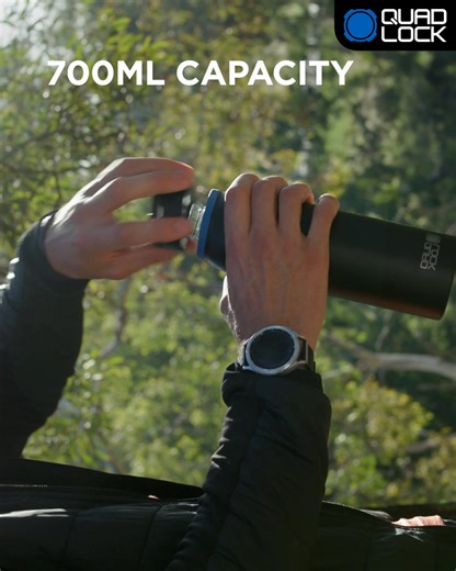 3.7K views | Meet the bottle that does more. Hydration meets hands-free phone mounting with the NEW Quad Lock MAG Bottle. ✔️ Mount your phone. ✔️ Take it anywhere. ✔️ Keep drinks hot or cold for hours. ✔️ Leak-proof. Adventure-ready. | QUAD LOCK | Facebook