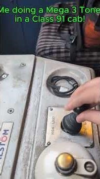Me doing a Mega 3 Tone in a Class 91 Cab!