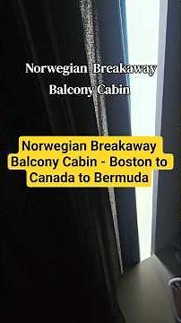 Norwegian Breakaway Balcony Cabin #cruiselife #cruise #Norwegian #bermuda #Boston