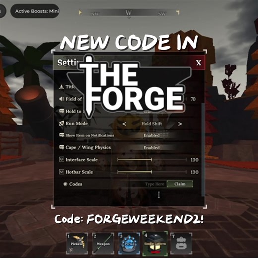 NEW The Forge Code #roblox #theforge