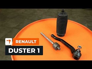 Cómo cambiar la barra de dirección interior y la rótula de dirección en RENAULT DUSTER 1 [AUTODOC]