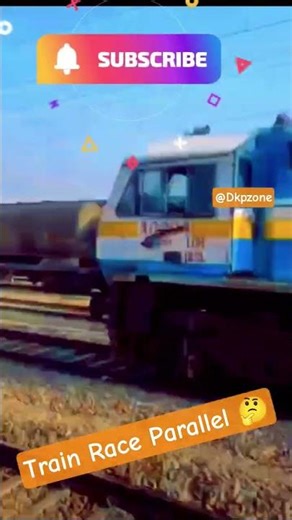 Train Racing Parallel 🤪#trending #viralvideos #youtubeshorts #shorts #shortvideo #viral #ytshorts