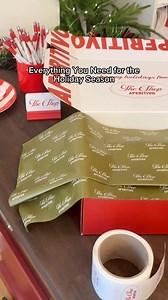 Festive, branded tissue paper? Now that’s NICE 🤏 Get custom tissue paper & more in time for the holiday rush | VistaPrint