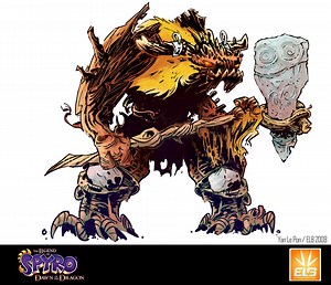 SPYRO "DAWN OF THE DRAGON" EARLY CHARACTER DESIGN - Le Pon Yan