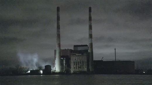 WATCH: Trenton Channel Power Plant stack implosion