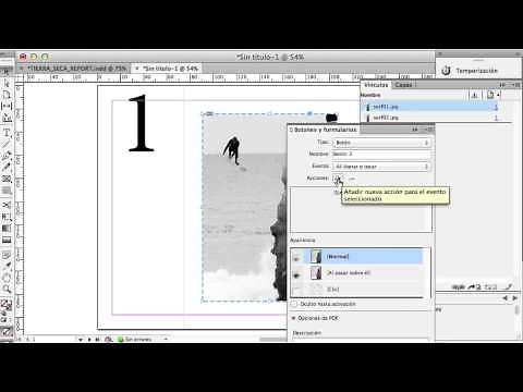 Indesign interactivo: Botón rollover con imágenes bitmap