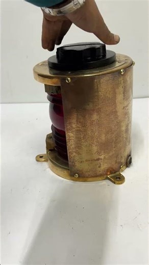 Authentische maritime Schiff alte Rotguss Perko elektrische Lampe...