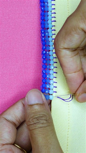 #diynstitch #sewingpatterns #beginnersstitch #sewingtips #loopstitch #art #handbroidery #handwork