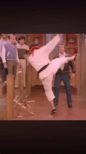 Tom Hanks “The Karate Kid” defeats The Fonz in “ Happy Days”