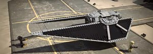 LEGO Star Wars 75154 TIE Striker in flight