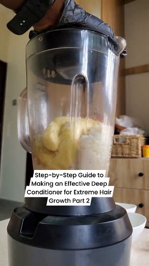 5.6K views · 48 reactions | Step-by-Step Guide to Making an Effective Deep Conditioner for Extreme Hair Growth Part 2 | ThatgirlTreasure | Facebook