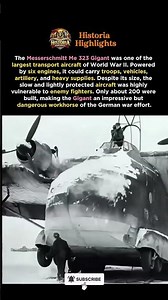 Messerschmitt Me 323 Gigant: The Six-Engine Transport Plane of WWII