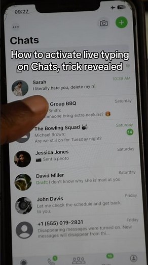 How to activate live typing on chats, iPhone trick revealed
