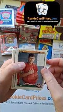 A pack of 1992 Upper Deck Baseball - The Tom Glavine Pack #baseballcards #packopenning