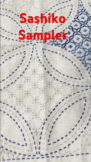 Sashiko - stitch a sampler