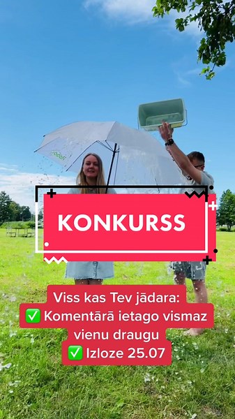 KONKURSS! Noteikumi: Komentārā ietago vismaz vienu draugu #giveaway #konkurss #piedalies #laimē #vasara #ūdens #mansrobots #irobot #fyp #foryoupage