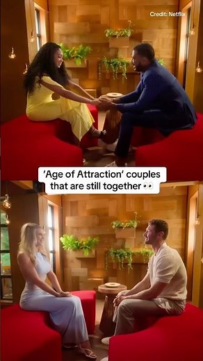 Age of Attraction couples still together😱 #ageofattraction #netflix #loveisland #loveisblind