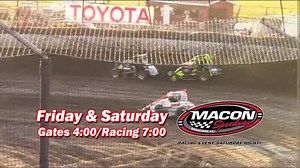 Macon Speedway Freedom Fest Doubleheader This Weekend Fireworks, Music, And Racing To Thrill Fans tMillstadt, IL – The POWRi Lucas Oil National Midget Series and Speedway Motors 600cc Outlaw Micro Series are set to make their fourth and fifth appearance at the “Mighty” Macon Speedway in Macon, Illinois on July 3rd and July 4th for the Macon Speedway Freedom Fest. The last POWRi appearance at Macon Speedway was on June 6th for the third night of Illinois SPEED Week, with Christopher Bell and Matt