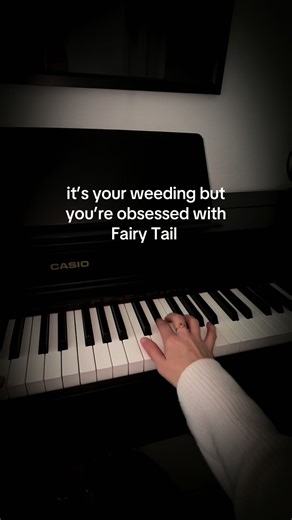 it’s your wedding but you’re obsessed with Fairy Tail🥹✨👆🏼 #fairytail #natsu #animefyp