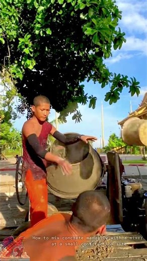 Manual Concrete Mixing Guide Properly #tools #shorts #viral #creative #video