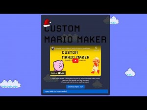 Custom Mario Maker now has a website! + New game version