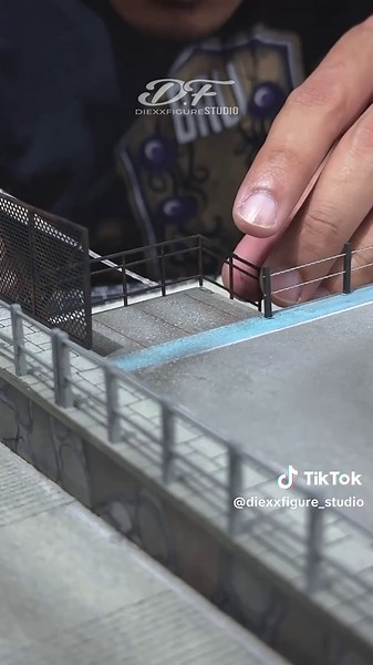 NEW Diorama in progress.. stay tune! PART-1 Follow - Like - Share - Comment. #model #miniature #diorama #dioramaart #artist #scale #dioramacreators #diecastcollection #diorama164scale