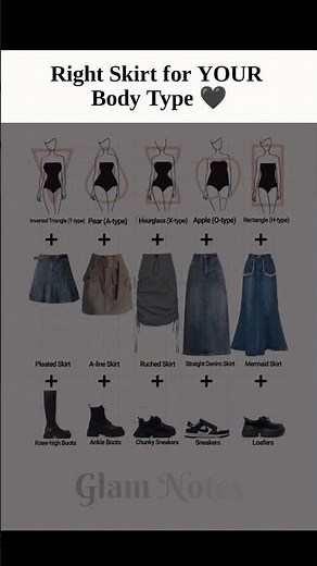 Best Skirt & Shoes for Your Body Type | Complete Style Guide for All Body Shapes 2026 ✨#BestSkirt