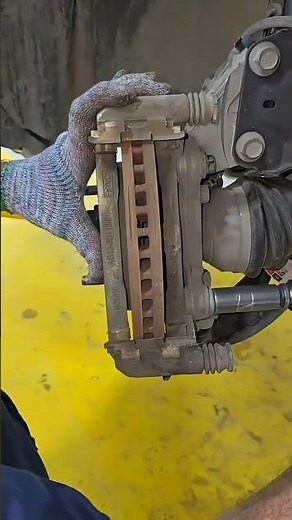 Ford TaUrus front brake service install new brake pads and rotor resurfacing #auto #automobile