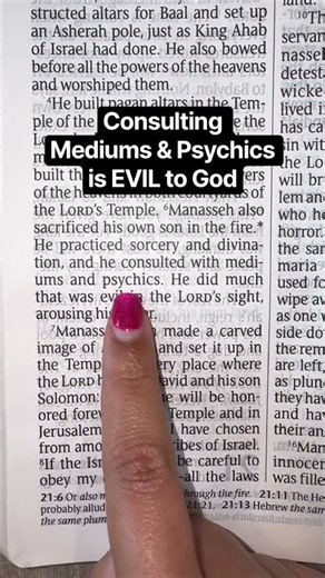 What Does the Bible Say About Sorcery and Mediums? | 2 Kings 21:6