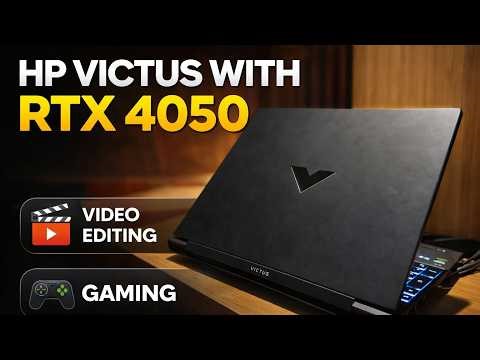 HP Victus i5 13th Gen RTX 4050 Review...😱 || Editing & Gaming... #hpvictus