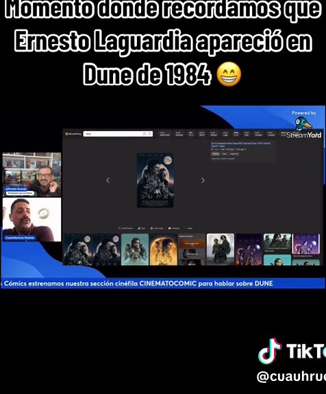 Ernesto Laguardia en Dune de 1984: Un Recordatorio