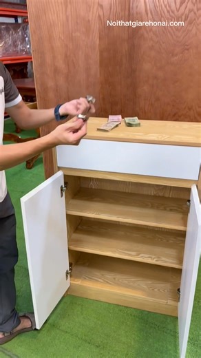 30K views · 319 reactions | DIY Hidden Storage Shoe Rack for Money and Valuables #videos #furniture #wood #diy #money #virals #viralvideochallenge #viralreelschallenge | NỘI THẤT GIÁ RẺ | Facebook