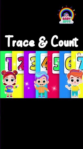 Trace Numbers 0–9 ✏️ | Learn to Write & Count for Kids
