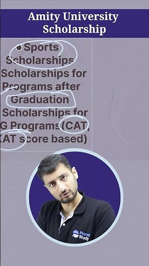 Details About Amity University Scholarship in 1 Min!☝️#shorts