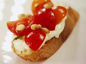Fresh Tomato and Feta Crostini