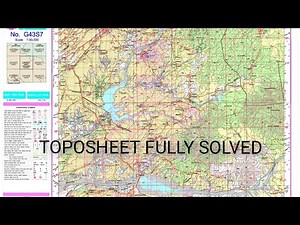 ICSE GEOGRAPHY CLASS 10 TOPOSHEET G43S/7 EXPLAINED !!!!!