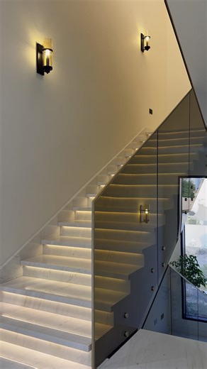 Same staircase, just a lot more confident now.