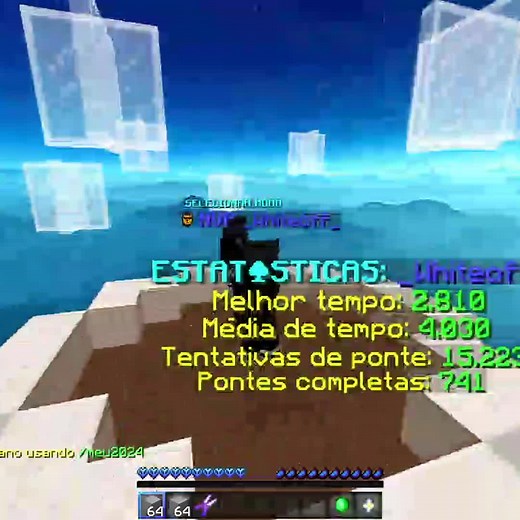 Aprenda a Fazer God Bridge em 1 Minuto no Minecraft