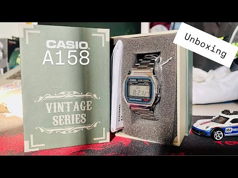 Casio Vintage A158 Unboxing & First Impressions – Timeless Classic
