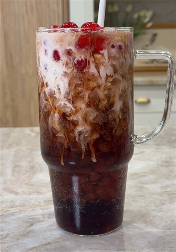 Dirty Cherry Coke Soda Recipe 🍒🥤🧊
