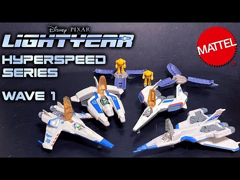 Pixar's Lightyear Hyperspeed Series Ships w/ Buzz Lightyear Pilots by Mattel
