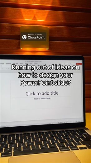 43K views · 969 reactions | Who would say no to a 40-second PowerPoint design idea tutorial? Not me 﫢 #PowerPoint #powerpointdesign #powerpointpresentation #ppt | ClassPoint | Facebook