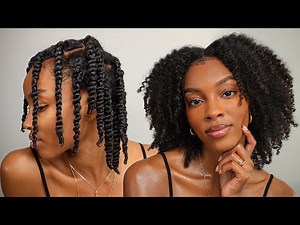 Soft, Fluffy Twist Out Using Curlsmith | Easy Natural Hairstyle