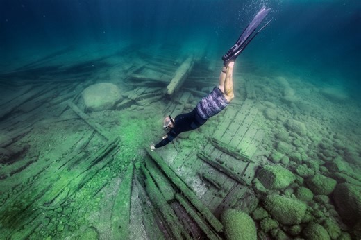 Michigan’s ‘shipwreck alley’ has 7 shallow sites perfect to snorkel, paddle