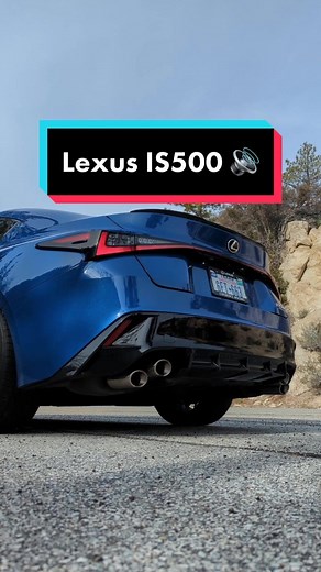 Experience the Powerful Lexus IS500 F Sport Performance Exhaust Sound