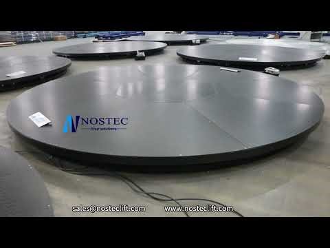 Car Driveway display parking vehicle turntable - Nostec