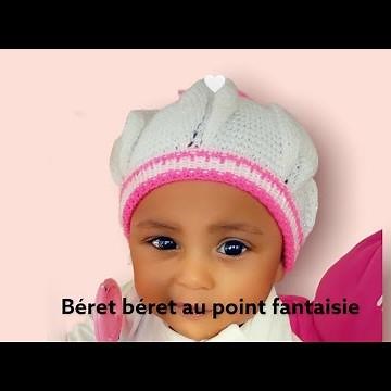 Tuto tricot bonnet bébé au tricot- bonnet facile au tricot taille naissance .
