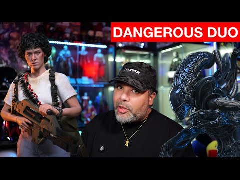 Hot Toys Ellen Ripley Artisan & Alien Warrior 1/6 Scale Figure MEGA PREVIEW