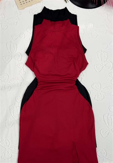 Elegant Split Hem Dress for Stunning Movement