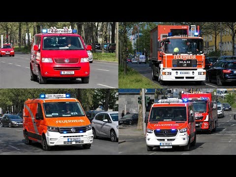 [🔥TAKE WITH EMERGENCY DUTY🚒] Emergency Vehicles 》GW-RettMat, ELW2 and more || Berlin Fire Department